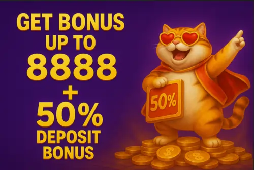 get up to 8888 bonus